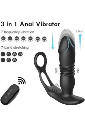Stimulateur Prostate Homme Va Et Vient Ｍasseur Prostate Stimulateur Pour Homme,Prostate Simulator Ｖibromasseur Ṥextoy Anale P