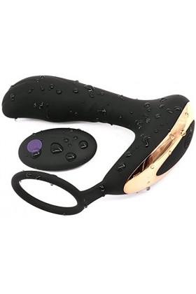 Ｍasseur Prostate Stimulateur pour Homme,Prostate Simulator Ｖibromasseur V-ibrant Prostate MasseṺŔ for Femme Homme Couple Debu