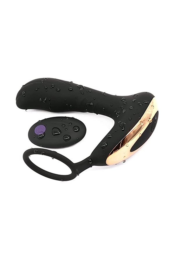 Ｍasseur Prostate Stimulateur pour Homme,Prostate Simulator Ｖibromasseur V-ibrant Prostate MasseṺŔ for Femme Homme Couple Debu