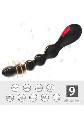 Stimulateur prostatique Puissants Modes de Vibration P-r-ô-s-tate Rechargeable Stimulation vibrants M-a-s-sage