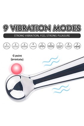 stimulateur prostate homme va et vient VîbroMasseur Prostata Puissant Stimulateur etanche Dispositif a Distance Silencieux Ma