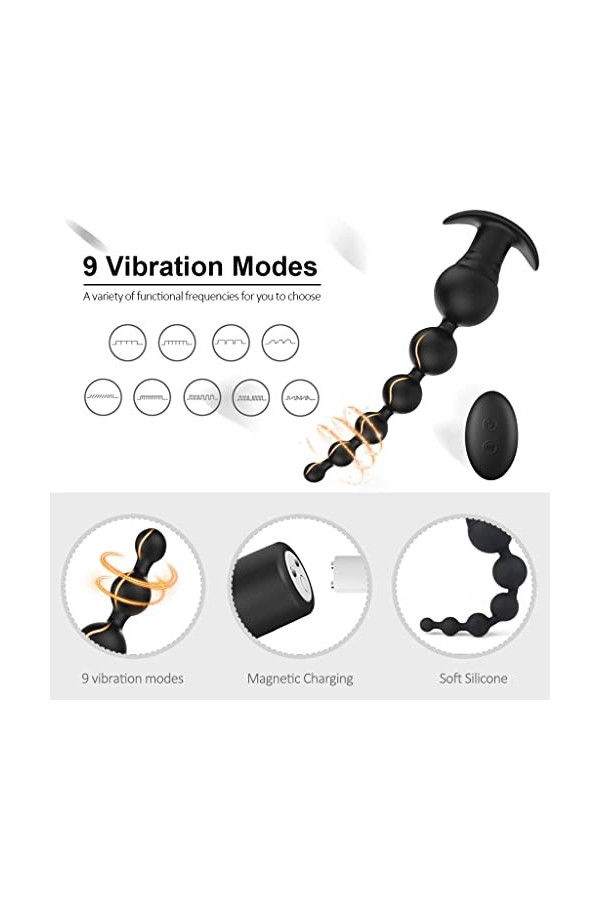 Prøstate Vïbraror masculin, jouets de stimulation de Prøstate pour hommes jouet de massage stimulateur de message Masaager, c