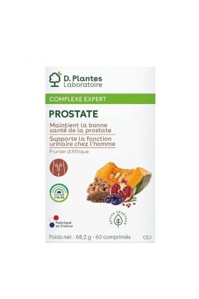 D.PLANTES - Prostate - Complément Alimentaire - Action Ciblée - Prostate en Bonne Santé & Confort Urinaire Masculin - Prunier