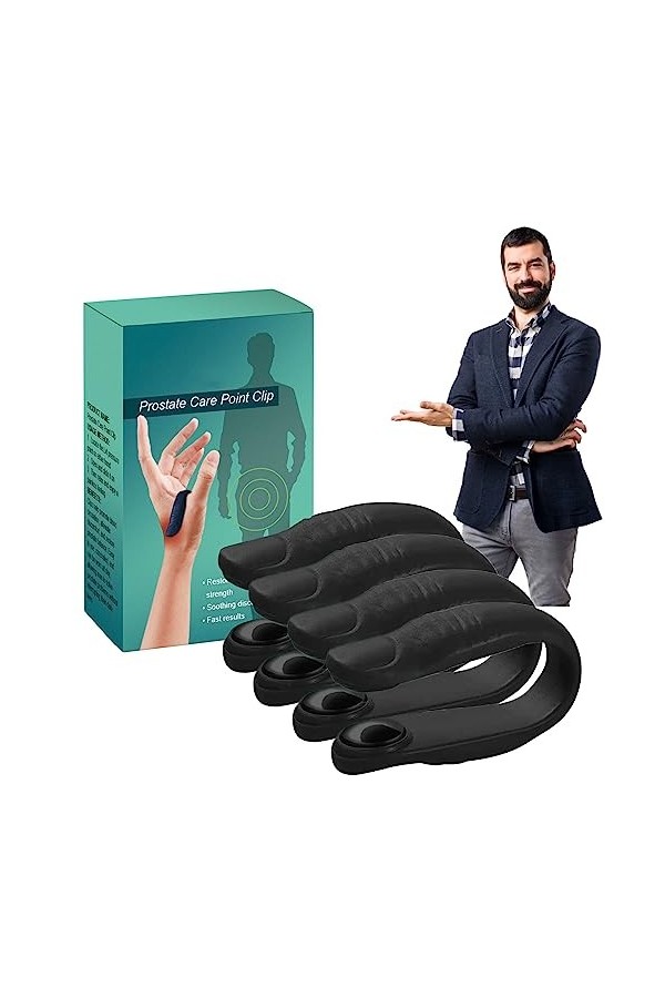 GEEBXY Acuplus Prostate Care Point Clip, Acuplus™ Prostate Care Point Clip, Relieve Prostate Discomfort Effortlessly 4PCS 