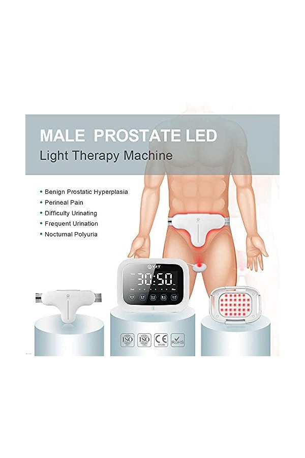 KTS Appareil de thérapie de la prostate, soutien de la prostate pour un meilleur sommeil et une prostate saine, traitement de