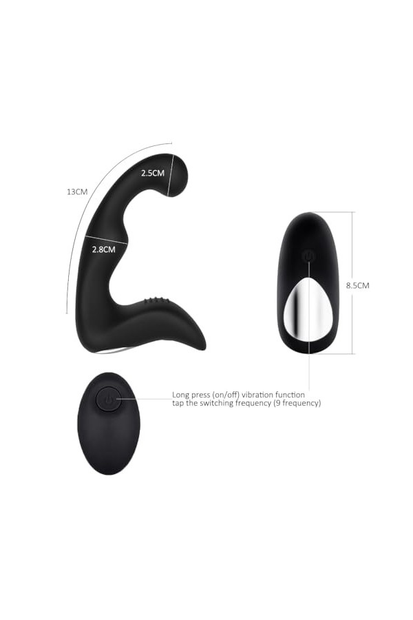Électrique Silicone Jouets P-stimulateur à Distance sans Fil pour Les Hommes de la Prostate modèle Fun Masseur modèle sans Fi