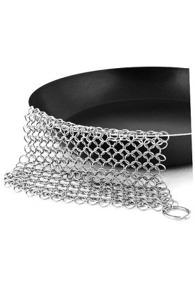 Healifty Épurateur En Acier Inoxydable Nettoyeur En Fonte Pot De Lavage Enchaîné