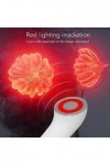 Appareil de massage de poitrine portable - 3 micro-courants - 3 températures - Éclairage rouge - Appareil de massage électriq