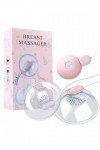 EsHals Stimulateurs Mammaires Pour F???Es Extrang Stimulateur de Mamelons Seins Masseur de Poitrine Électrique Vibration Stim