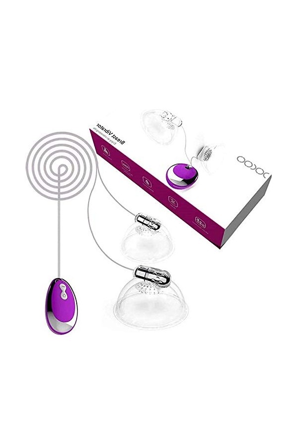 Silicone Mammaire Mamelon Vibrateur E02 Masseurs pour les seins Augmentation Mammaire Physique