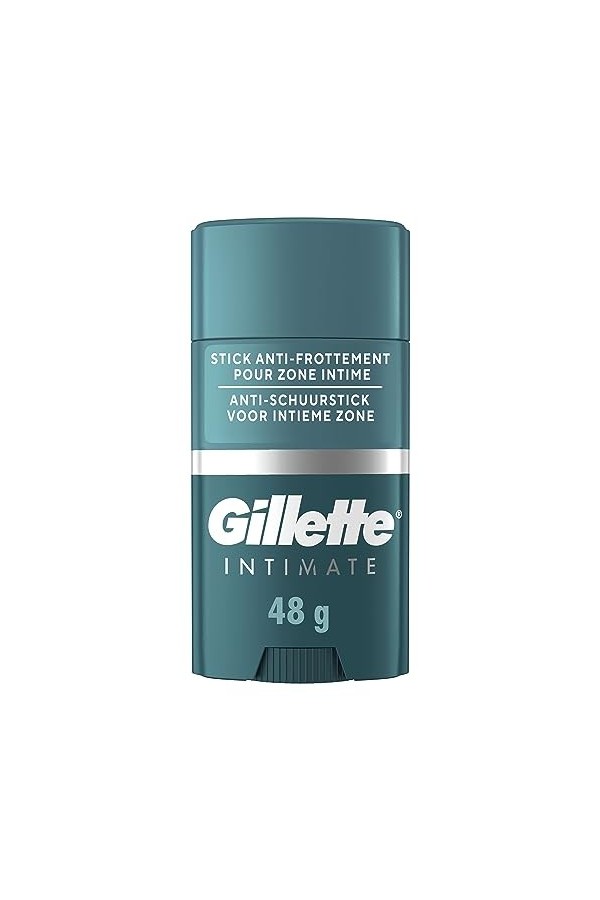 Stick Anti-Frottement Pour Zone Intime Gillette Intimate, Réduit Le Frottement, Pour Homme, Application Facile, Testé Dermato