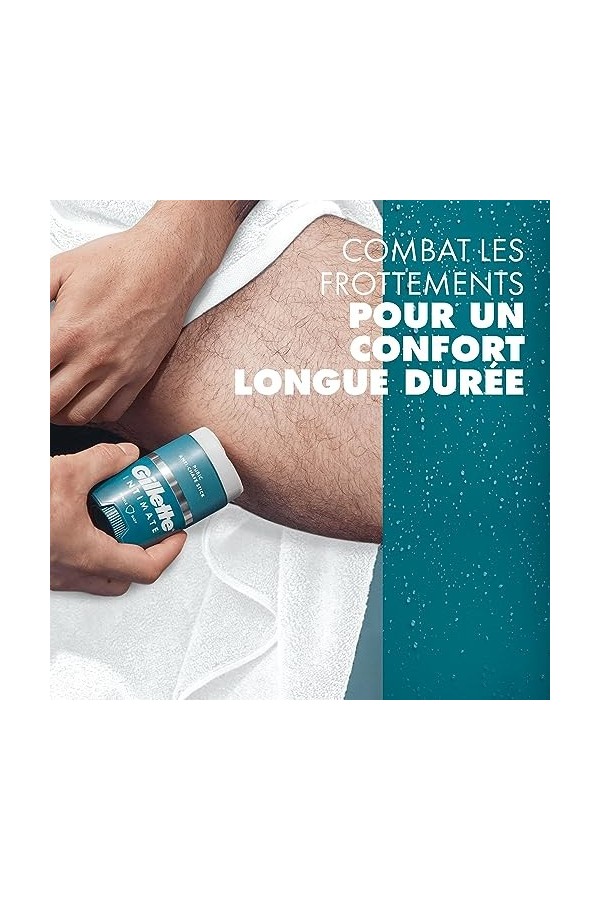 Stick Anti-Frottement Pour Zone Intime Gillette Intimate, Réduit Le Frottement, Pour Homme, Application Facile, Testé Dermato