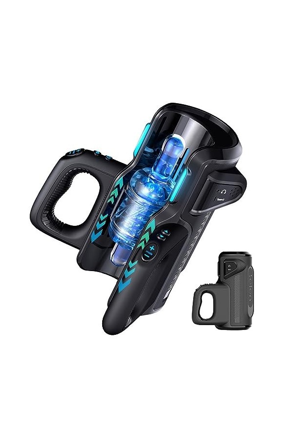 YAODFYL Masturbâteur Succion Électrique Homme, 10 Télescopiques,Homme Sex Masturbateurs Masculins Masturbeuse Orale Érotique 