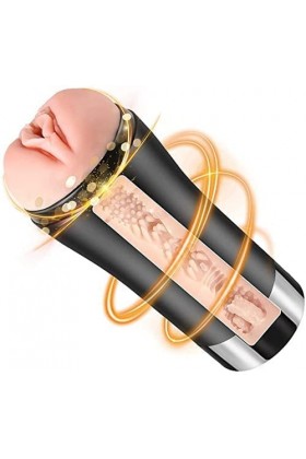 Masturbateur Masculine Entièrement Automatique, Machine à masturber pour hommes avec Ventouse,electrique Rechargeable Mains L