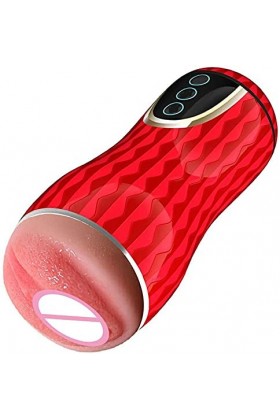 Appareil de Massage pour Homme Cup Måštürbắteur Electrique Homme Automatique Va et Vient Vîbråņt 3D Maštürbâteur Måșćụlîņ ave