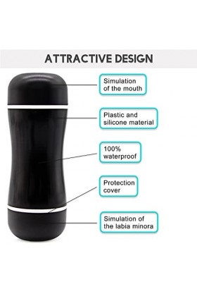 Agrandir Le Pénis Masculin Pompe Manuelle,Masturbâteur Homme Succion Va et Vient,Vaginette Ultra Réaliste Pour Augmenter La L