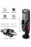 WJE Automatique M-Asturbateur Masculin Manuel Masturbation Homme va et Vient Main Libre Stimulation Pour Jouet De Masturbatio