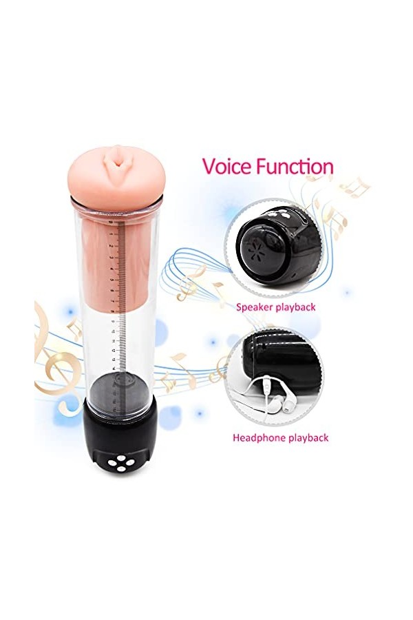 Suceur Massage avec modes de vibration Jouet de luxe pour hommes Coupe de masturbation Sucer fort Jouet pour hommes pour le p