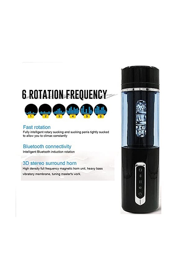 coupe mâle Masturbateurs Masturbateur Masculin automatique modes de vîbratîon et fonction daspiration Masturbâteur Mains Lib