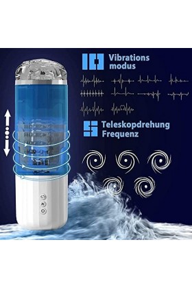 -CUSON Jôūéts Šéẋūéls Ġõđẹ Masturbation Cup Rotatif Mǎstǔrbâtěur Homme Va Et Vient Electrique Sěxtǒyě Masculin Sucer, Mǎsturb
