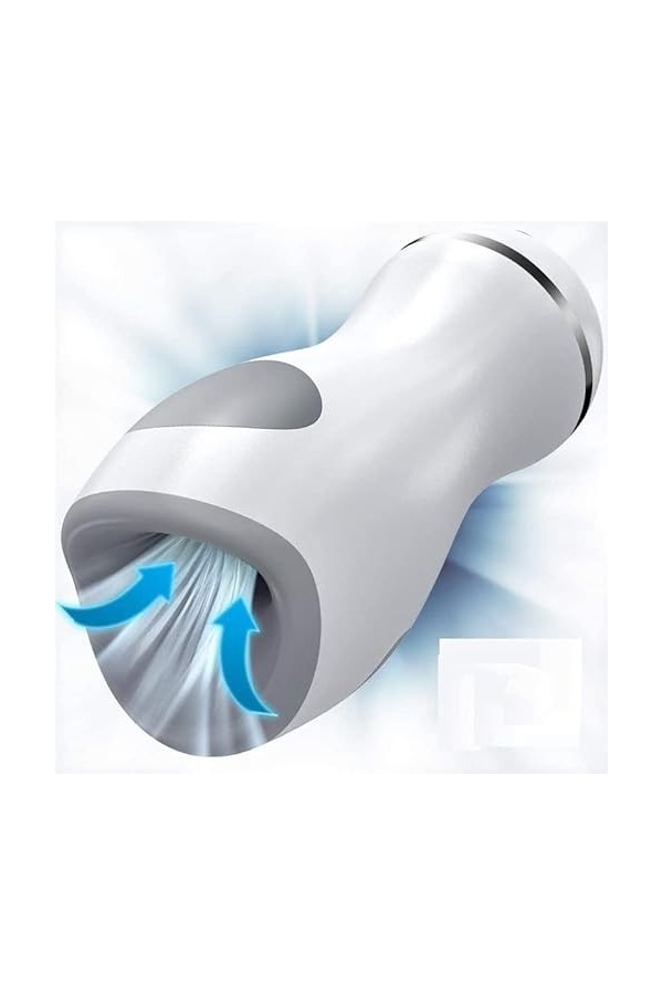 Masturbateur Masculin Automatique modes de vibration et fonction daspiration Masturbateur Mains Libre Bouche Suceuse Jouet S