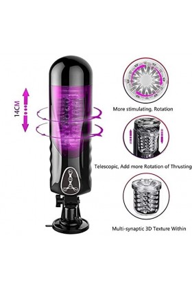 -Automatique M-Asturbateur Masculin Manuel Masturbation Homme Va Et Vient Main Libre Stimulation Pour Jouet de Masturbation M