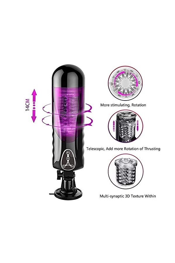 -Automatique M-Asturbateur Masculin Manuel Masturbation Homme Va Et Vient Main Libre Stimulation Pour Jouet de Masturbation M