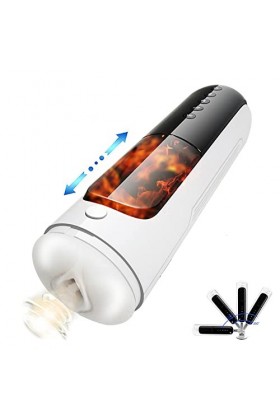 -Sèxtôysé Ġõđẹ Tasse de Mâsturbâteur Masculine Automatique Puissantes Fonctions de Poussé Et de Rotatives Pour La Stimulation