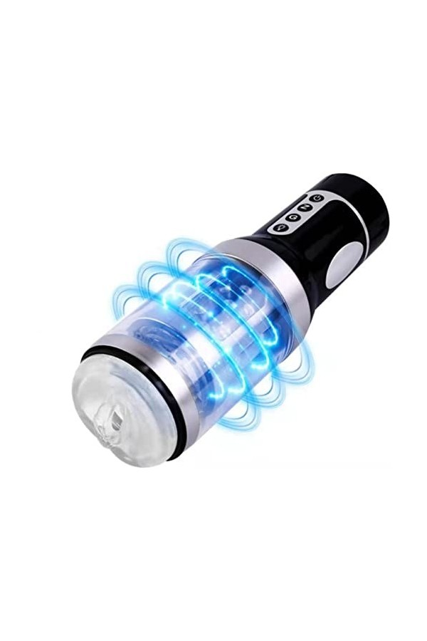 Suceur Masturbeuse Sextoye Homme Mâsturbâteur Cup âppâreil de Mâssâge Mâsturb Sex Toyspour Hommes Mâssâge de Fellâtion Simulé