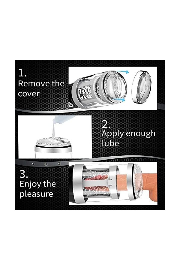 Cup Mâsturbatéur Homme Suceur Masturbeuse Sextoye Homme Mâsturbâteur Cup âppâreil de Mâssâge Mâsturb Sex Toyspour Hommes Mâss