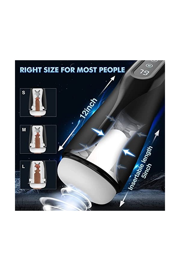 Mâsturbâteur Masculin Sex Toyspour Pour avec 10 Modes O-räle Suceur Sex Toyspour Couple Man Sex Toyspour pour Vaginette Rotat