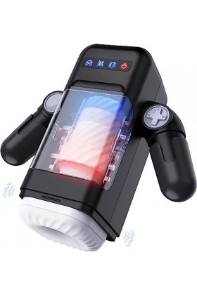 Måštürbắtěür Ventouse Électrique Mắsseur Vîbråņt Homme Masculin an-Us Va Et Vient,Réaliste Silicone Orale Cup Appareil De Mắs