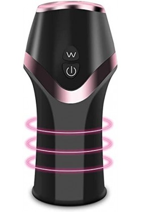 Masturbâteur Cup Va et Vient Automatique Rechargeable Homme avec Voix et 10 modes Vibration,Sextoyse Vaginette Ultra Réaliste