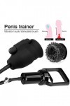Pompe Pénis Agrandissement Vacuum Manuelle,Masturbâteur Homme Succion Va et Vient,Augmenter et de Prolonger la Durée du T-shi
