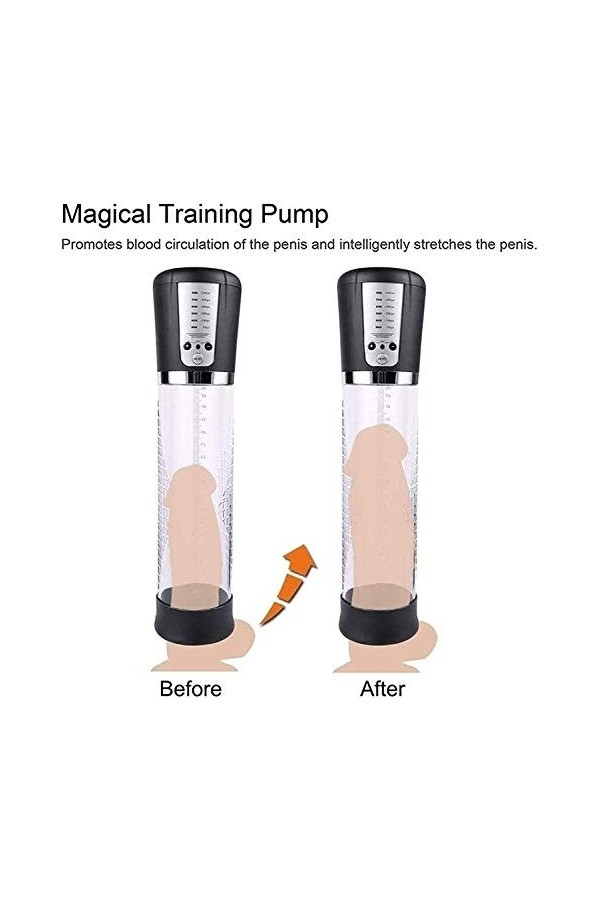 ARKNAV Pression Négative Pompe À Agrandissement Du Pe?Nis Vacuum Masturbâteur Hömmé Succion Va Et Vient Silicone,Manuelle App