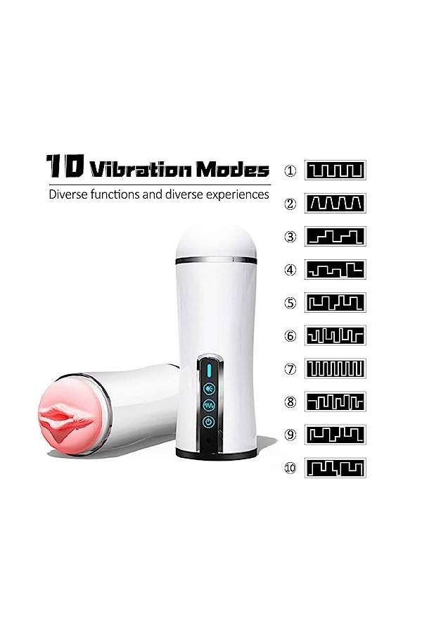 ADASTE Masturbateur Pour Hömmé Vagin Et Bouche Realiste Langue Orale Bouche Séx Toy Adulte Hömmés Gorge Profonde Ventouse J