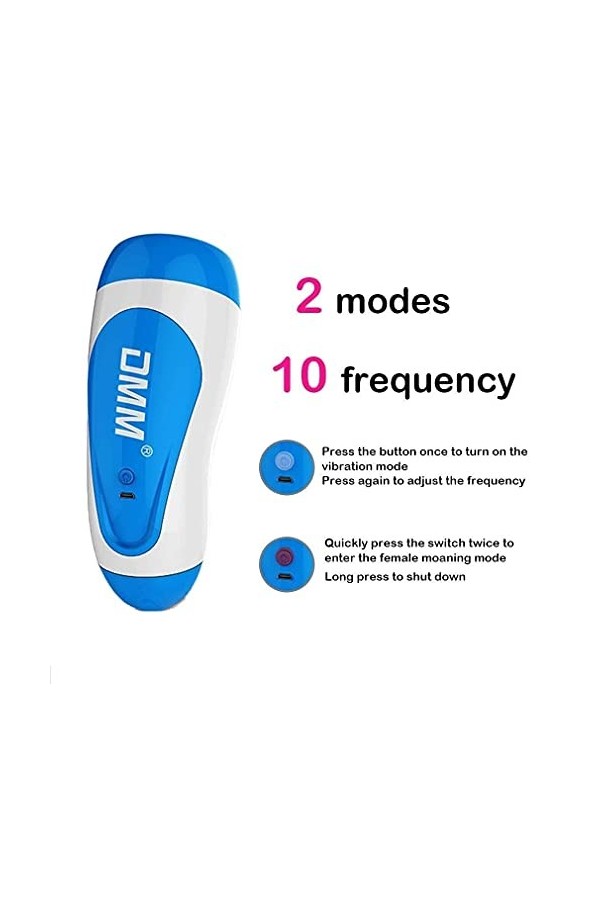 stimulation de la tete œuf,Realiste Masturbateur Masculin, Vagin et Bouche Masturbateur Cup pour Homme,Vagina Pussy vibration