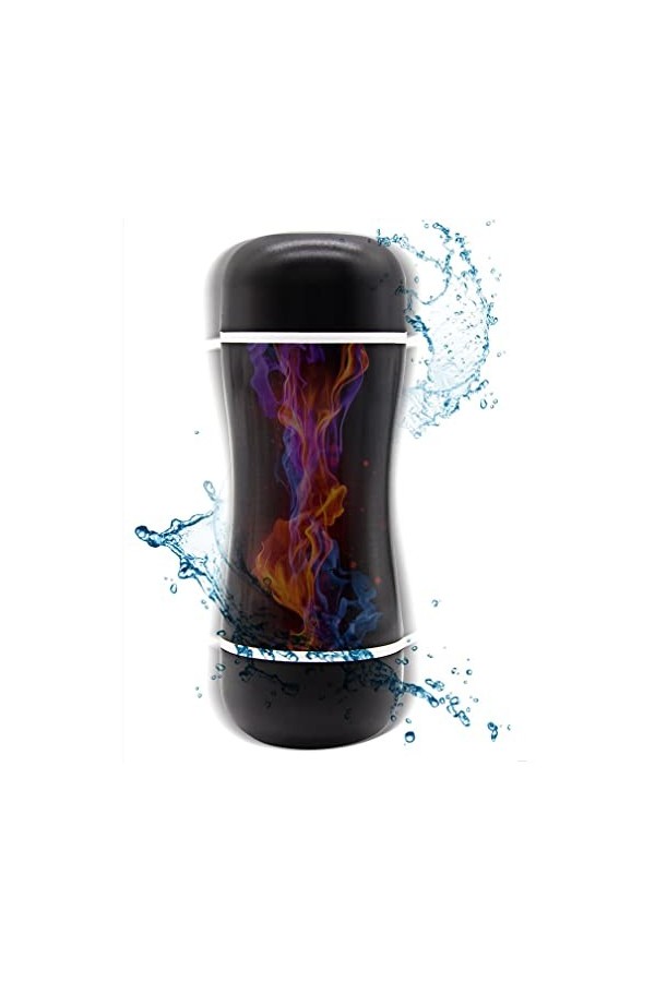 Masturbateur pour Homme Vagin et Bouche Realiste Langue Orale Bouche Sex Toy Adulte Hommes Gorge Profonde Ventouse Jouet Fe