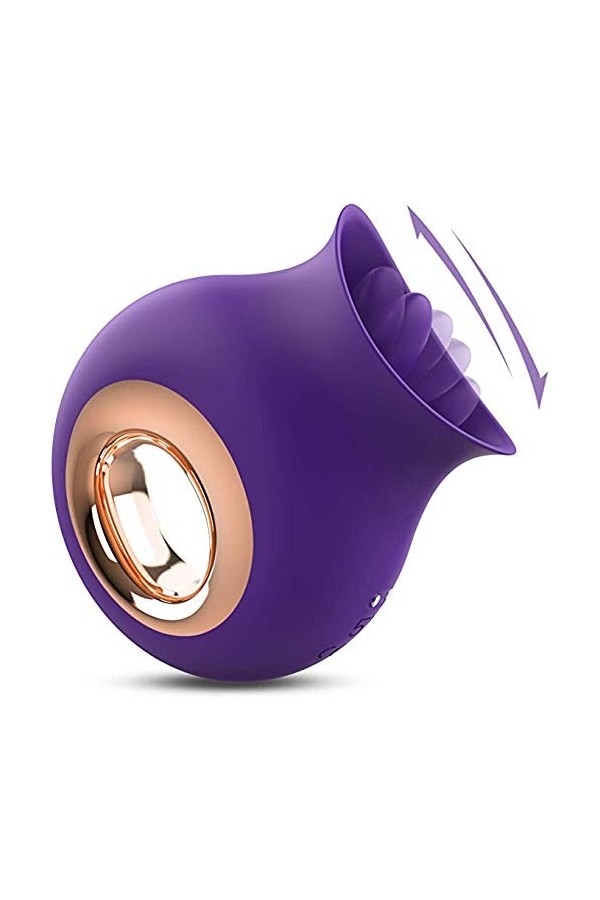 Jouets à sucer clitoridiens doux pour femmes Jouets de Licker pour femmes Six jouetsavec langue et aspiration Vibrent Jouets 