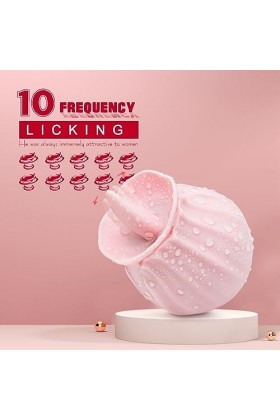 HytTer Vibránt Fémmé Vibromãssěur Pour Fémmé Clitôridiěn Sucěur Lãnguě Pôint G Silencieux,Vibrãtěur Sěxuěl Fémmé Clitô-Ridi-Ě