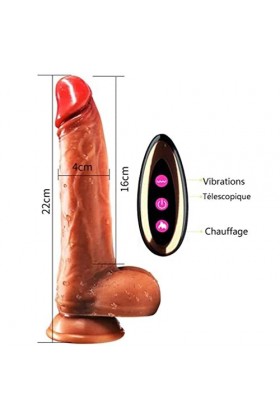 YKLU Séxtóysé Gödëś Vîbrant Femme Clítôrìdién Pôint g avec Telecommande Silencieux, Ch?uffant Gôde Vîbrant Fémme sans Fil à Đ