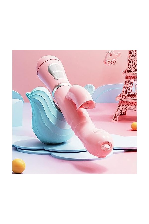 MADELL Vìbrộma?Seūrs Femìnin Clìtor?Dìen R?Bbìt, Vîbrāteúr Pour Lāpîn, Vìbrãteúrs À Double M?Teúr, Vìbròmãssèurs Fen Súceừr G