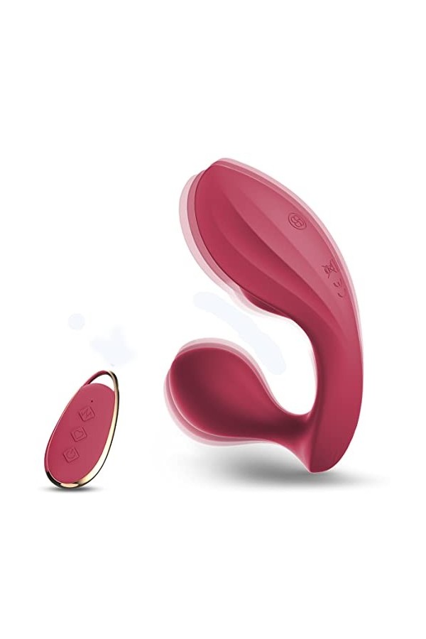 ADASTE ?Èx Tôyṣpoür Pour Fěmme ?Îbra?T ?Èxtô?ṣè Coụplè P?Aîsịr, V?Brøm?Śśeurs Femìnìn Clîtörí?Én A Distạncè Sans Fil ?Ùlõtte