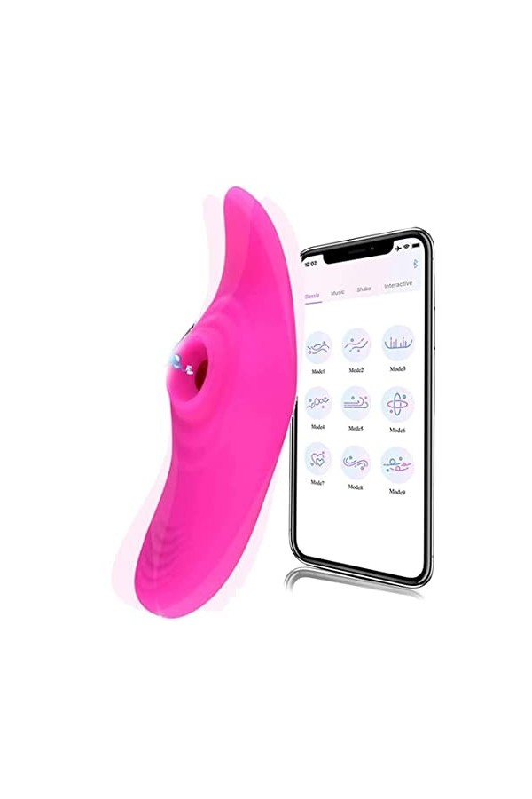 ADASTE ŠéxtoýSé Fèmmè Cülötte Vîbránte Télécommande Sáns Fil Telephöne App Vîbrømaśśeụrś Feṁinín Sücéur Clītørídíën À Distàn