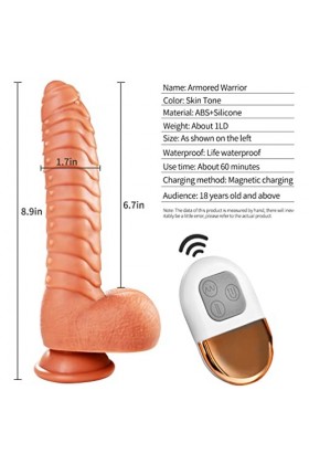 ADASTE 22Cm Ĝ?D Sìl?C??E R?ầli??E Avec T?Lecomṃande Ġ?D? Vî?R?Nt F?Mme S?? Xxl, ?ờd Vîb?ḙur Fḙm?Es T?L?Scờp?Que Gờ??ṃi?Ħ?Ts V