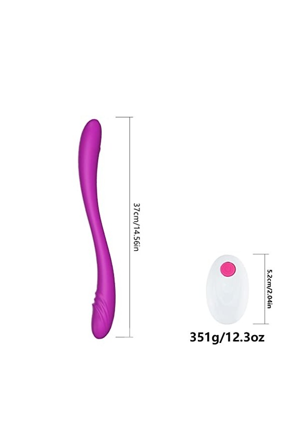 ADASTE L?ṋg Ġ?D Lé?ḃién?És Double Tete G??É D?Úble Pé?Éťr?Téur C?ừ?Le Vîbr?Nt Fém?E Avec Télécommandé A D?Stänce D?Śc?Et, G??