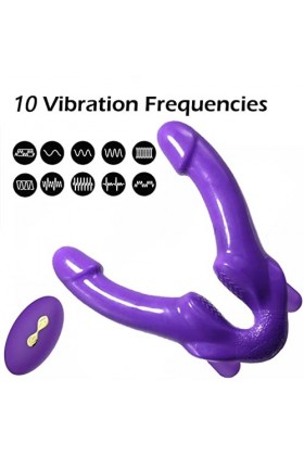 ADASTE L?ṉg G?Đ? D?ụble Pé?Éťrať??N Fé??E Vîb?Ａnt Pour C??Plé Šťr?P-?N Avec Télécommandé D?Śc?Et, Ġ?Rs Ġ?Đ Léṣ?I?Ņņ?S D?Úble 