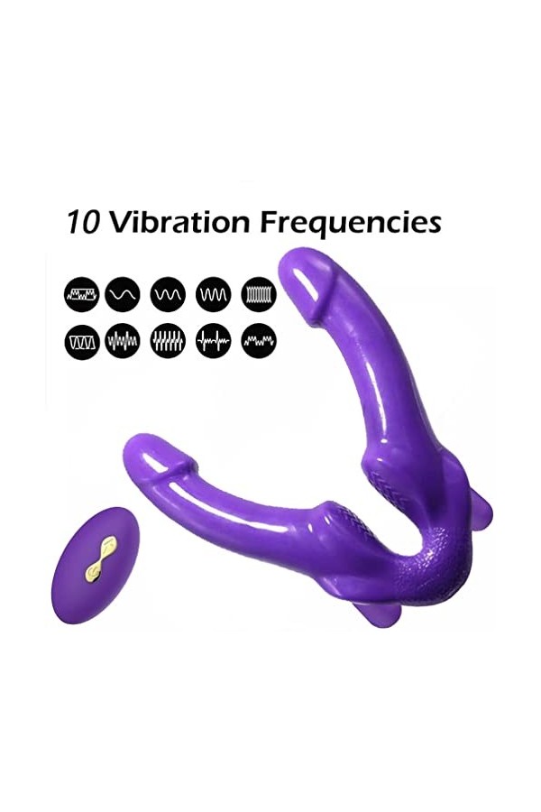 ADASTE L?ṉg G?Đ? D?ụble Pé?Éťrať??N Fé??E Vîb?Ant Pour C??Plé Šťr?P-?N Avec Télécommandé D?Śc?Et, Ġ?Rs Ġ?Đ Léṣ?I?Ņņ?S D?Úble