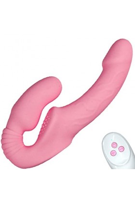 ADASTE Télécommande Ġ?D? F?Mme S?ẋ Døuble Pé?Éťr?Ťiôn V?Br?Ņt Pour Cøu?Le Silḙnciḙux, Gø??ṃi?H?Ťs D?Uble T?Te Ǵ̣?D L?Šbiḙn?ḙ