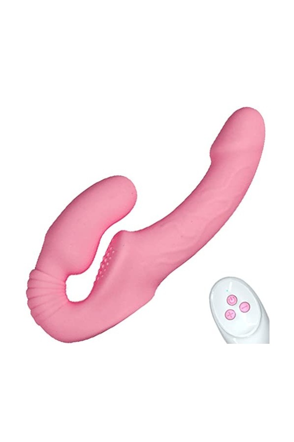 ADASTE Télécommande Ġ?D? F?Mme S?ẋ Døuble Pé?Éťr?Ťiôn V?Br?Ņt Pour Cøu?Le Silḙnciḙux, Gø??ṃi?H?Ťs D?Uble T?Te Ǵ̣?D L?Šbiḙn?ḙ